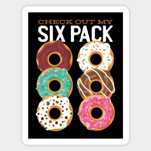 Donut Six Pack - Men's Funny Magnet